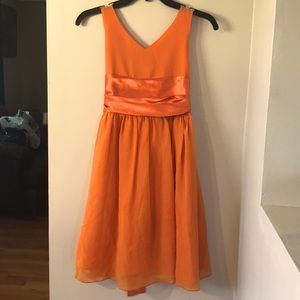 Girls orange my best kid dress size 10